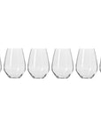 Harmony - 600/540ml Stemless Wine Set 6 GB