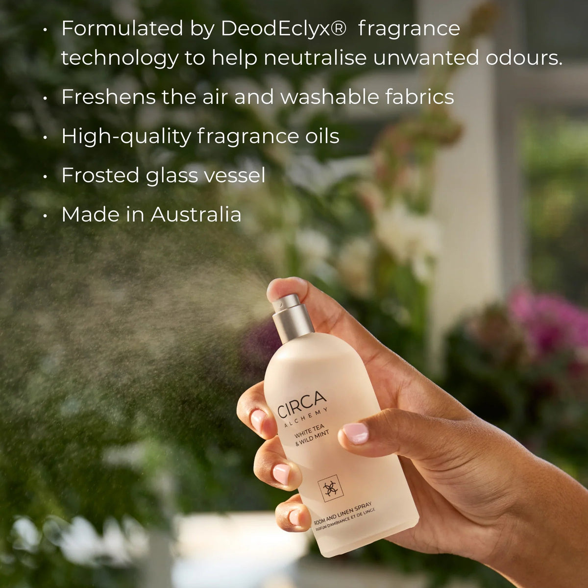 Alchemy - 100ml  Room &amp; Linen Spray, White Tea &amp; Mint