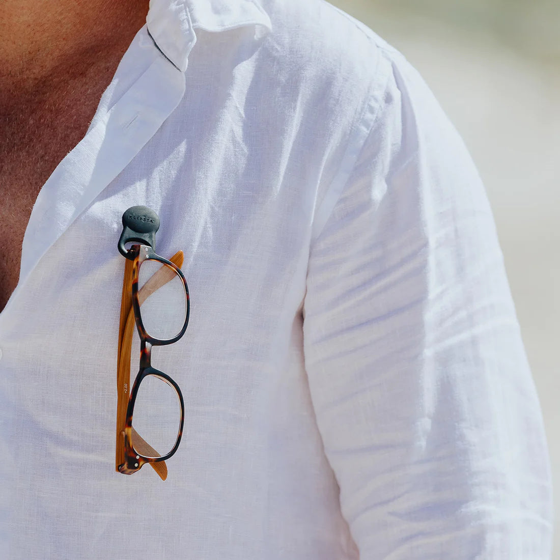 SPEX - Set 2, Glasses Clip, Black / Stone