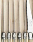 Laguiole - 6 Pce Steak Knife Set GB, Light Horn