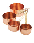 Heritage - Set 4 Measuring Cups, Copper/Brass