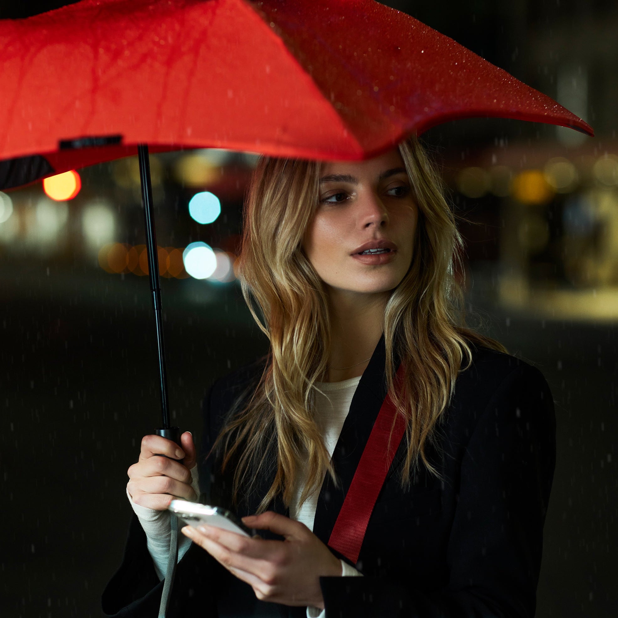 Metro - Compact Street Umbrella, Red