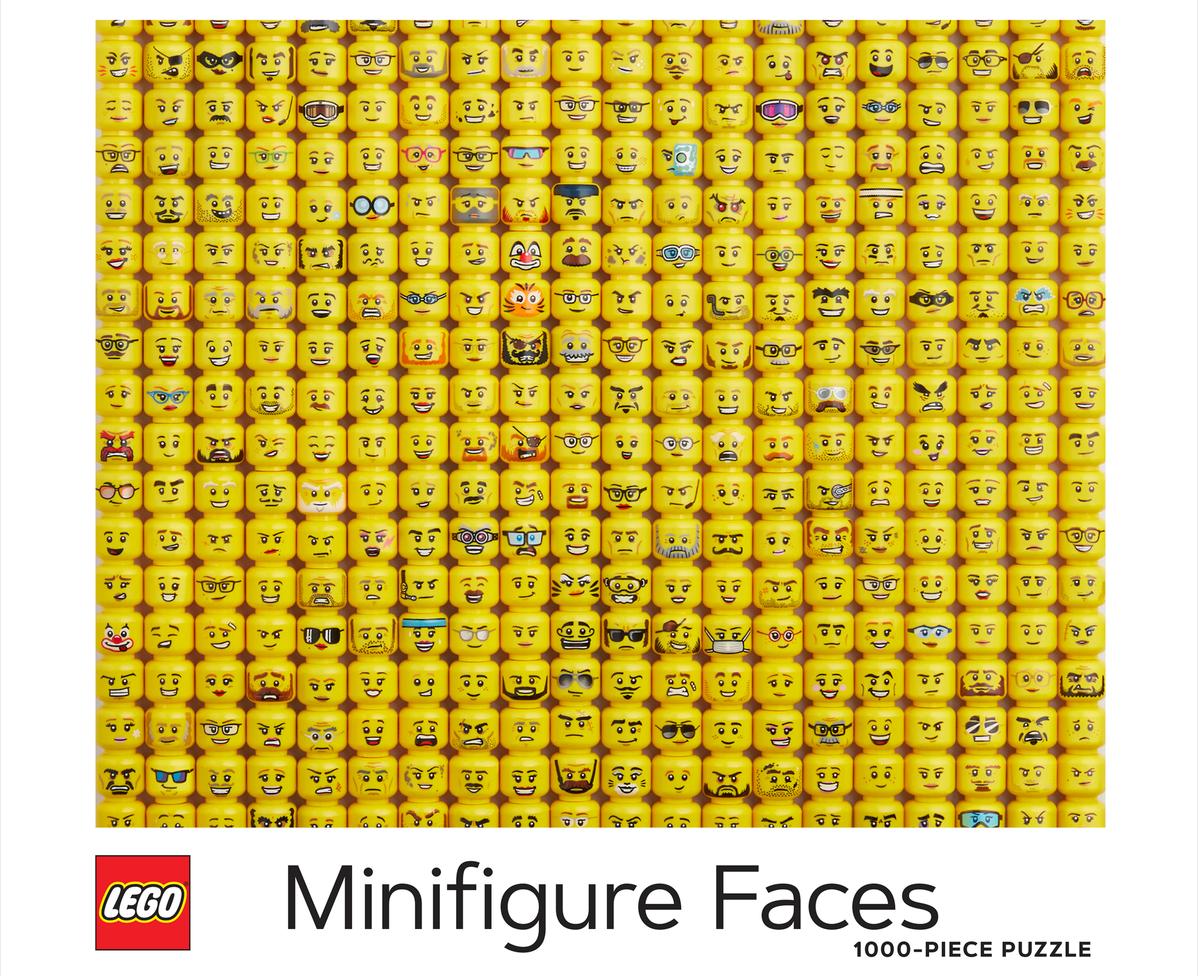 LEGO Minifigure Faces - 1,000pce Jigsaw Puzzle