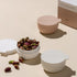 STYLEWARE Minis Set 2, 60ml Bowls w Lid, Salt