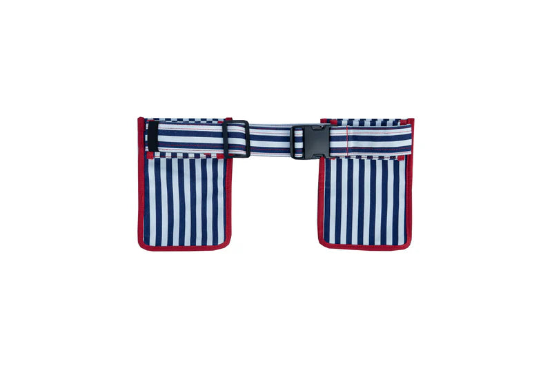 Canvas Gardening Belt - Navy Stripe