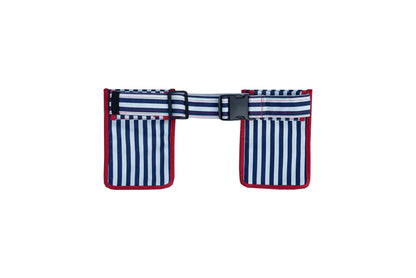 Canvas Gardening Belt - Navy Stripe