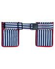 Canvas Gardening Belt - Navy Stripe