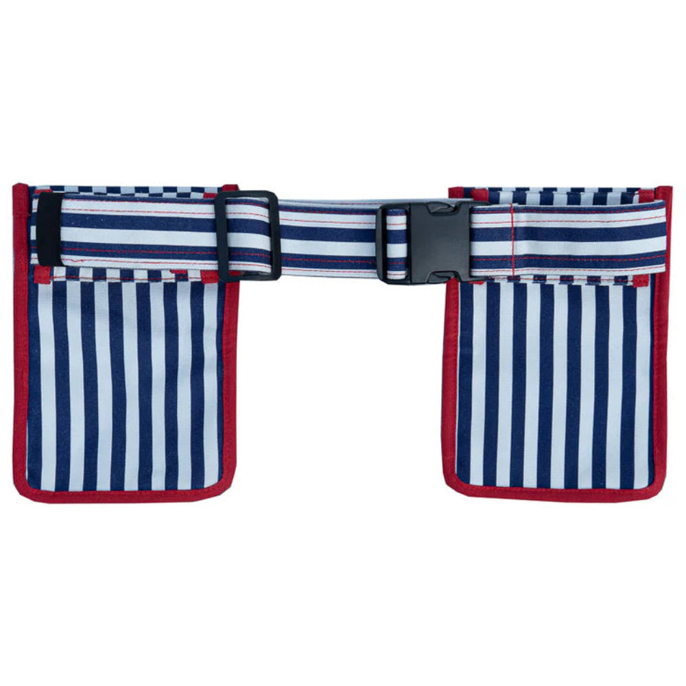 Canvas Gardening Belt - Navy Stripe