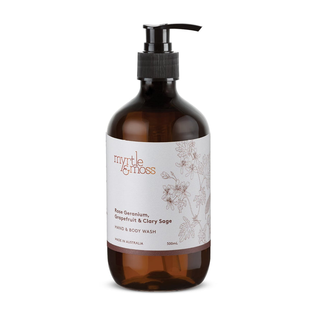 Rose Geranium - 500ml Hand &amp; Body Wash