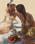 Seagrass Stripe - 180x143cm Beach Blanket