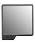 The Oliver - 16cmx14cm Shower Mirror, Charcoal