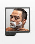 The Oliver - 16cmx14cm Shower Mirror, Charcoal