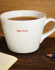 Word Range - 350ml Porcelain Mug, the boss