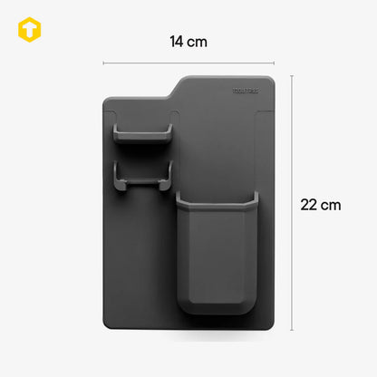 The Harvey - Toothbrush &amp; Razor Holder, Charcoal