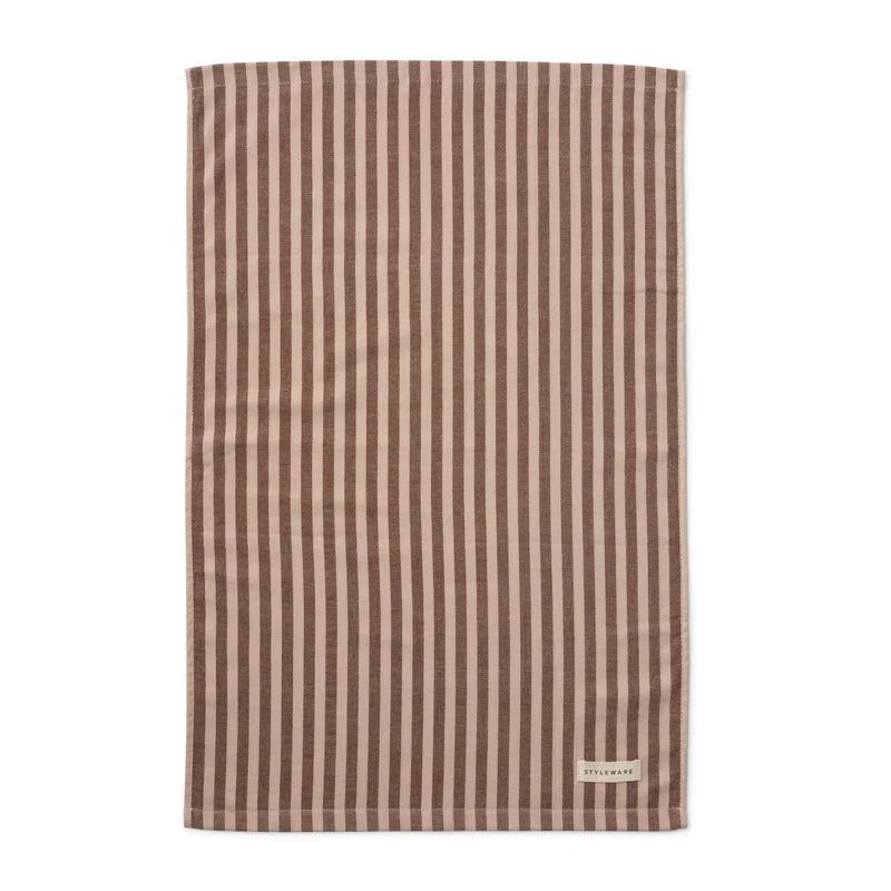 Between The Lines - Kitchen Towel, Choc Malt