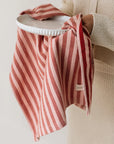 Between The Lines - Kitchen Towel, Red Velvet