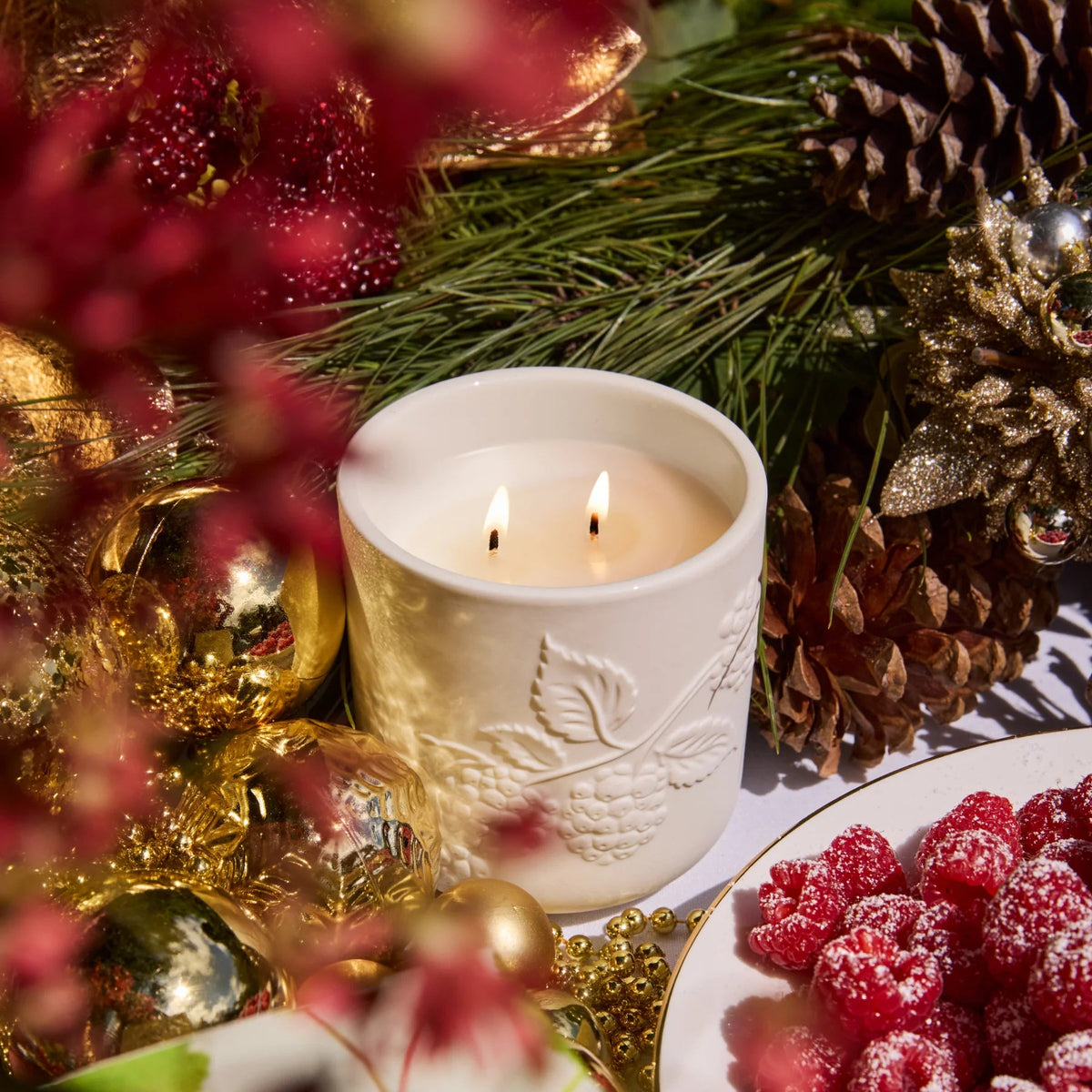 Raspberry &amp; Rhubarb - 300g Soy Candle