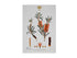 Maxwell & Williams Botanic Floral Teatowel, B'Brush