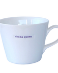 Word Range - 350ml Porcelain Mug, drama queen