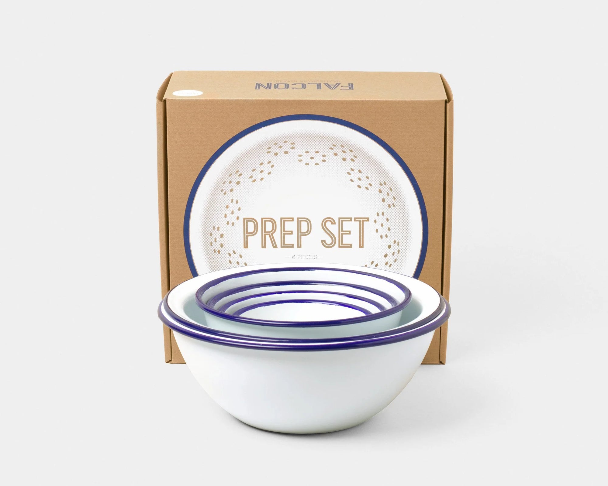 Enamel - 6pce Prep Set, Blue