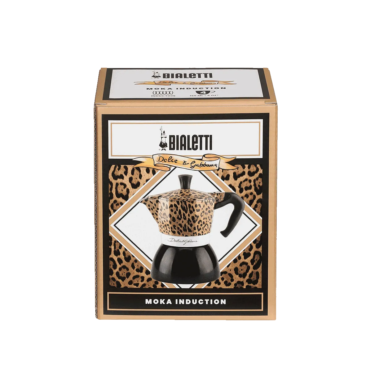 Leopardo - 4 Cup Moka Induction