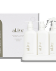 Kitchen Trio - 3x300ml w Tray, White