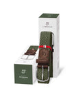 Edinburgh - Braided Belt, Olive Green