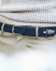 Miami - Braided Belt, French Navy