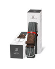 New York - Braided Belt, Steel Grey