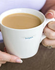 Word Range - 350ml Porcelain Mug, bogan
