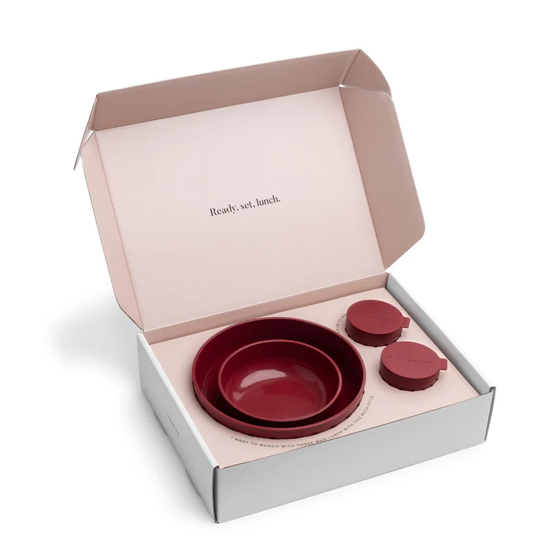 Lunch Set - 4pce Set GB, Merlot